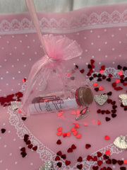 Botellita Encorchada – Mensaje Romántico Mini