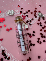 Botellita Encorchada – Mensaje Romántico Mini